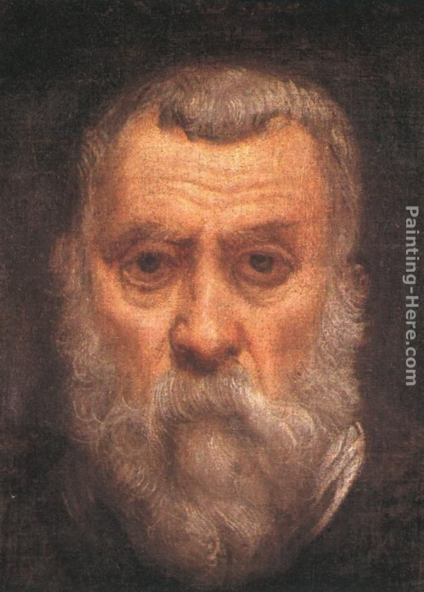 Jacopo Robusti Tintoretto Self-portrait [detail 1]